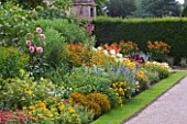 HERBACEOUS BORDER AT NYMANS  SUSSEX - THE NATIONAL TRUST