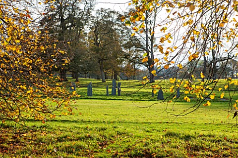 HOLKER_HALL__CUMBRIA__THE_STONE_CIRCLE_IN_AUTUMN