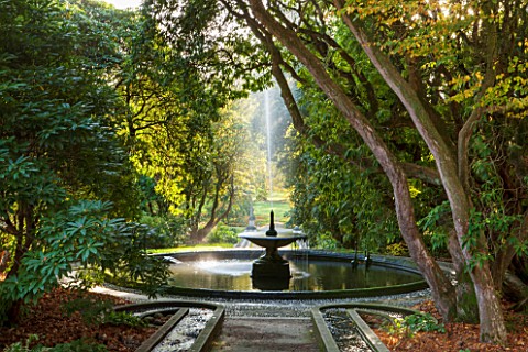 HOLKER_HALL__CUMBRIA_THE_FOUNTAIN__POOL_AND_LIMESTONE_CASCADE_IN_AUTUMN