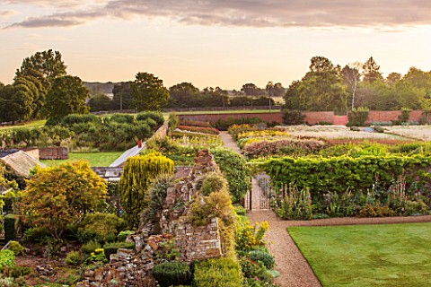 LAMPORT_HALL_NORTHAMPTONSHIRE_AERIAL_VIEW_OF_THE_WALLED_CUTTING_FLOWER_GARDEN_WITH_THE_ROCKERY_GARDE