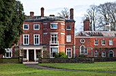 RODE HALL AND GARDENS, CHESHIRE: THE HALL FROM THE MAIN DRIVEWAY