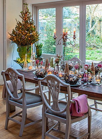 MERRYWOOD_JACKY_HOBBS_HOUSE_LONDON_SITTING_ROOM__DINING_AREA_WOODEN_DINING_TABLE_AND_CHAIRS_MIRRORS_